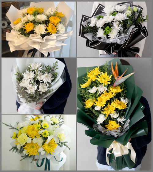 湖北孝感市大悟县芳畈镇白事花束代送